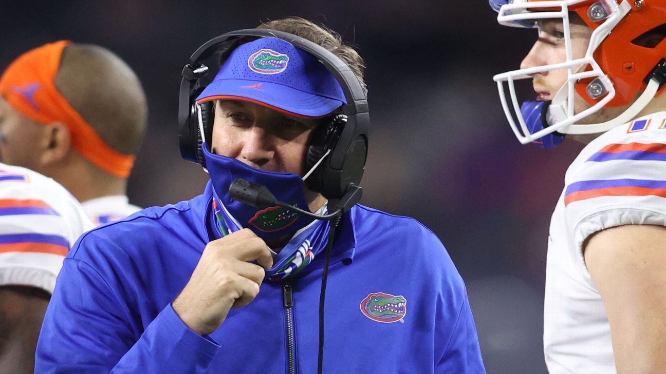 Florida's Dan Mullen says the depleted Gators have chosen not to play the Cotton Bowl