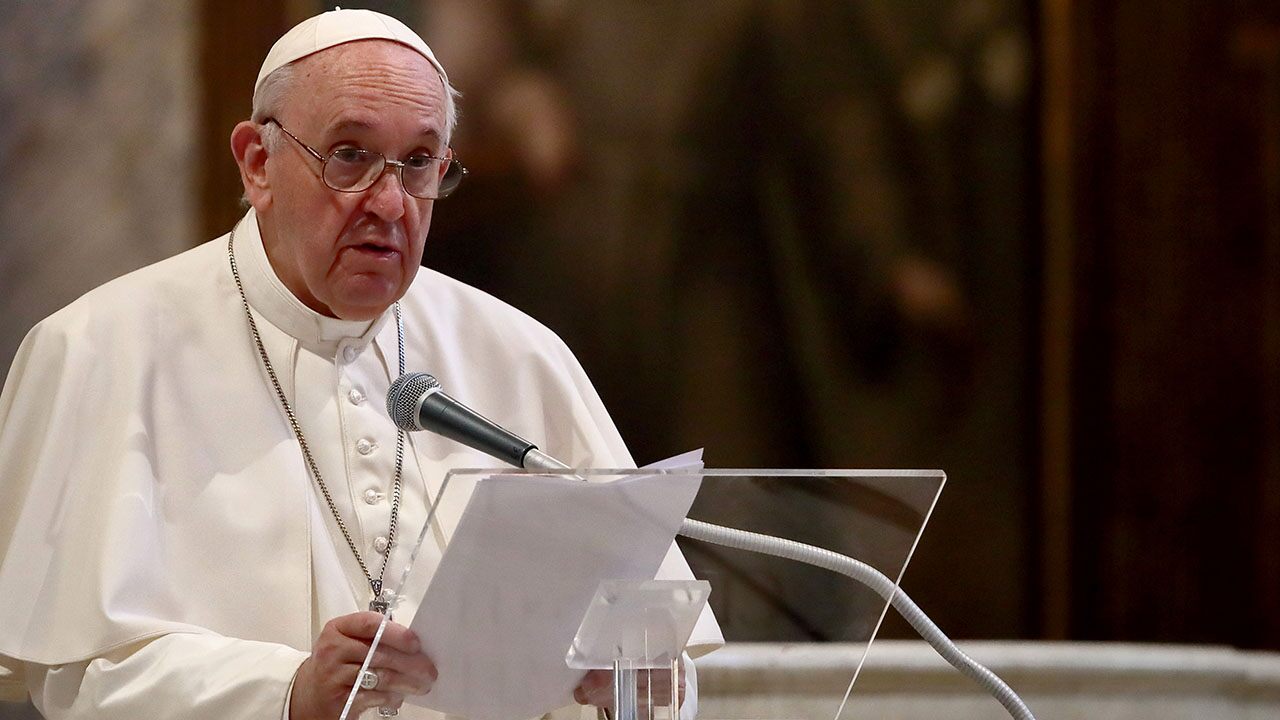 Pope Francis is "sad" because people have gone "on vacation" to avoid lockdown