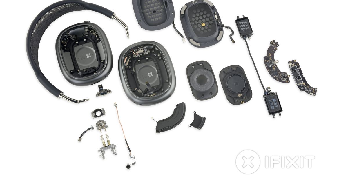Disassembling the AirPods Max makes Sony and Bose headphones look like toys