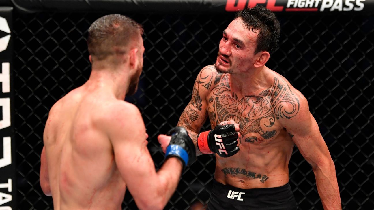 Max Holloway defeats Calvin Katar in the UFC main event by one side