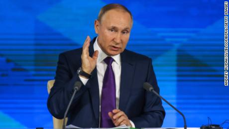 Путін на прес-конференції наприкінці року звинувачує Захід у зростанні напруженості