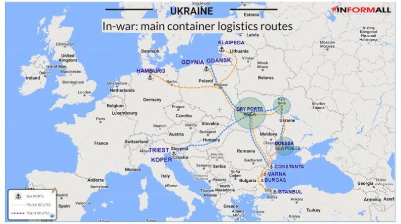 Informall BG - Відновлення прямих контейнерних перевезень в Україну є гуманітарною потребою